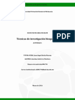 Tecnicas de Investigacion Bioquimica.