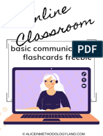 Online Classroom Basic Communication Flashcards Freebie