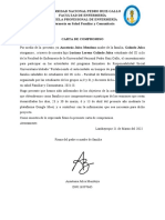 Carta de Compromiso