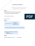 Tablas de Verdad Trabajo Practico