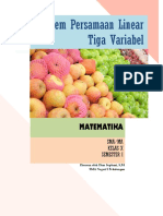 Sistem Persamaan Linear Tiga Variabel: Matematika