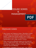 Pressure Sores & Management