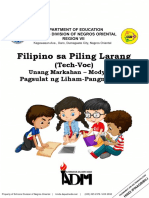 Fil - 12 - PilingLarang - TechVoc - Q1 - Module 5 Final For Student