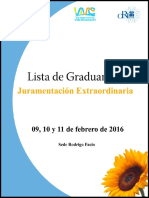 Graduados UCR Febrero 2016