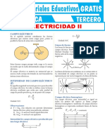 ELECT 2 Intensidad de Campo Eléctrico para Tercer Grado de Secundaria