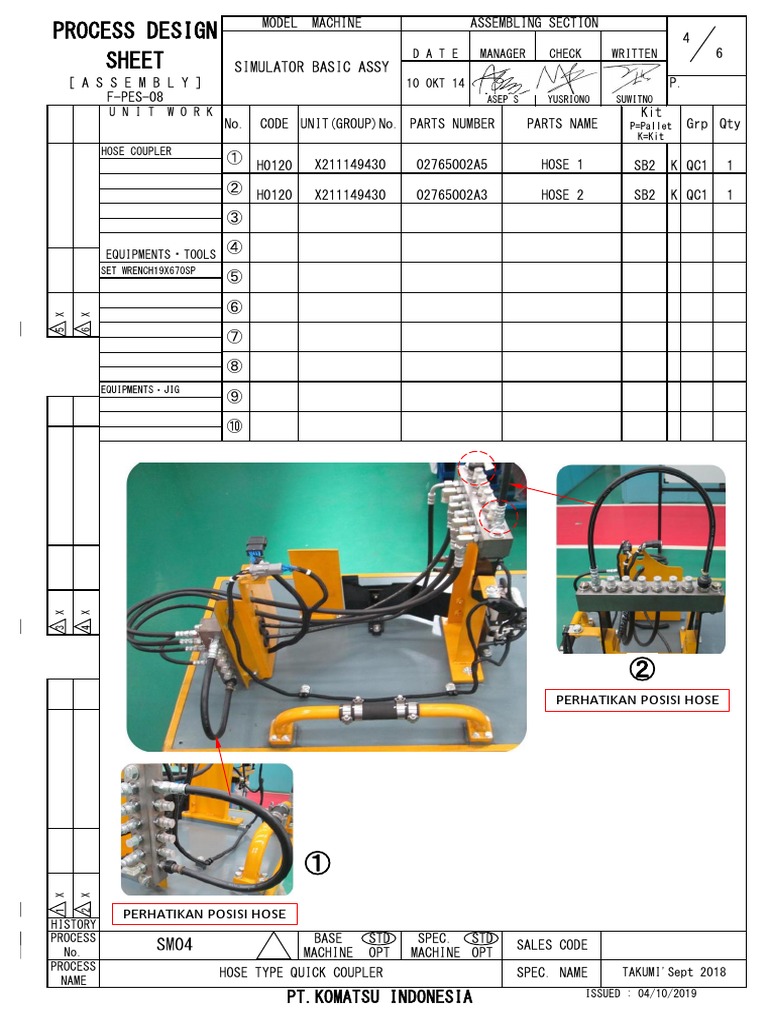 Hose Coupler Assembly Instructions | PDF