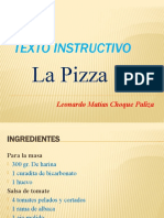 Texto Instructivo Pizza