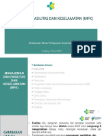 Manajemen Fasilitas Dan Keselamatan (MFK) : Direktorat Mutu Pelayanan Kesehatan