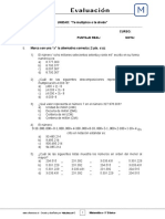 5Basico - Evaluacion Matematica N1- Clase 03 Semana 08 - 1S