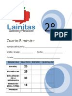 2do Grado - Bimestre 4