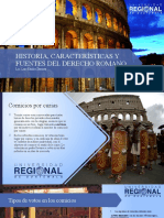 Clase 3 - Historia, Características y Fuentes Del Derecho Romano