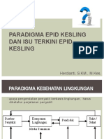 3 Paradigma Epid Kesling Dan Isu Terkini Epid Kesling