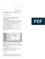 Pagamento prêmio assiduidade empregada