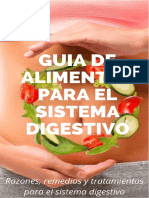 GUÍA DE NUTRICIÓN PARA EL SISTEMA DIGESTIVO