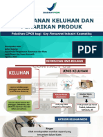 Aspek Penanganan Keluhan Dan Penarikan Produk