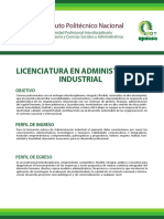 Licenciatura en Administración Industrial