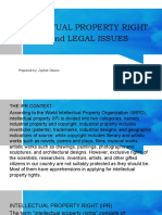 IPR Patents and Legal Issues