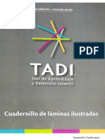 TADI cuadernillo de láminas ilustradas (Test de aprendizaje y desarrollo infantil)