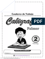 Cuadernillo Caligrafía Palmer 2 Me360