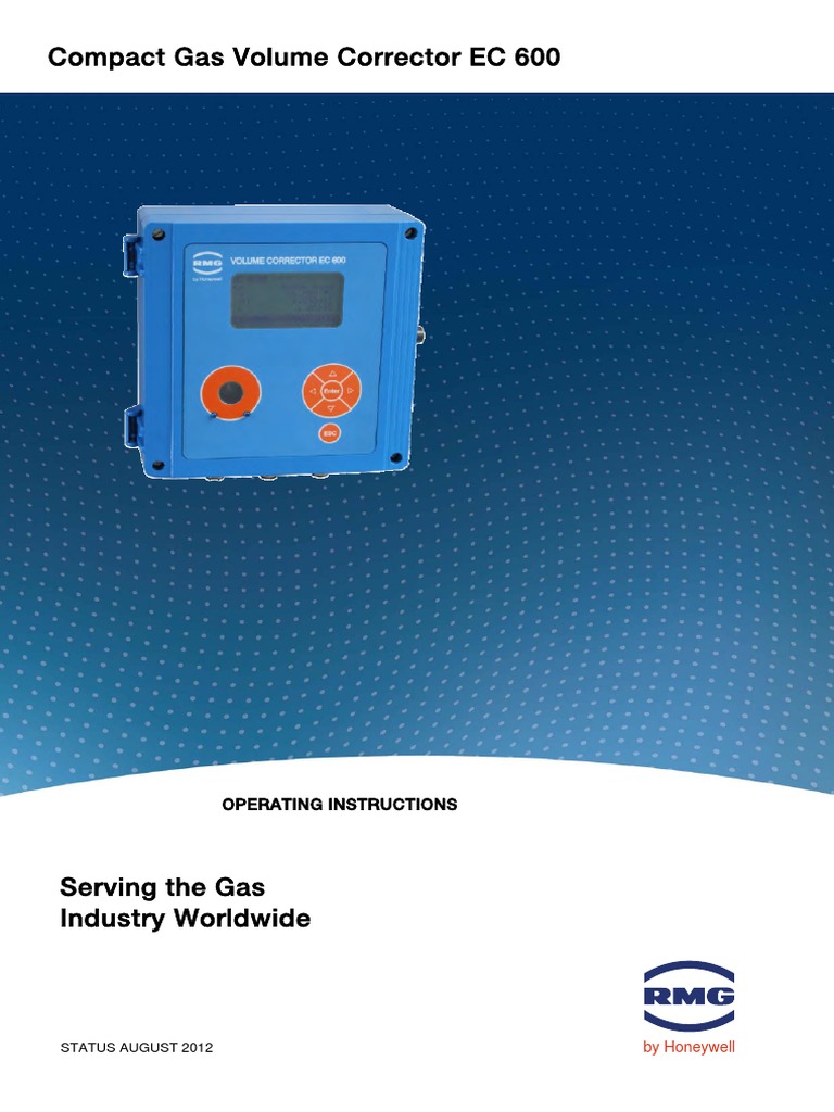 ec600_manual_en | PDF | Gases | Temperature