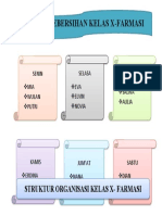 Jadwal Kebersian Kelas