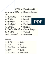 Latihan Membaca Hiragana Dan Katakana (Untuk Marketing)