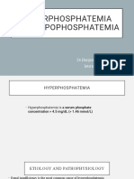 Hyperphosphatemia and Hypophosphatemia