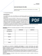 Guía de Aprendizaje CIENCIAS NATURALES 5TO AÑO Microorganismos