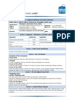 Material Safety Data Sheet: According To Regulation (EC) No.1907/2006