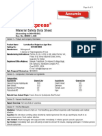 Microxpress: Material Safety Data Sheet