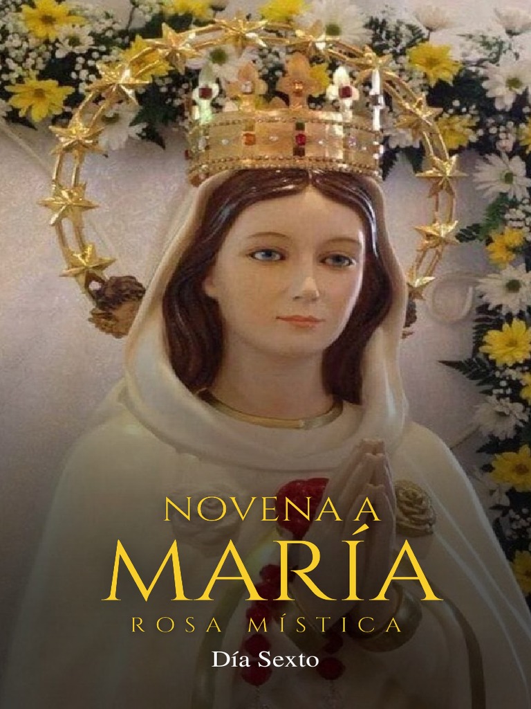 Novena a María Rosa Mística: Día 6 | PDF | María, madre de Jesús | Oración