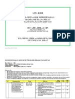 Kisi-Kisi IPS Kelas 9 PAS Tahun 2019-2020