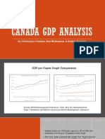 Canada GDP Analysis: by Christopher Chefalas, Noh Woldeyesus, & Kristian Hartman