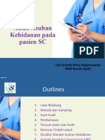 Audit Asuhan Kebidanan pada Pasien SC