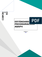 Estándares de Programación ABAP4 GR v1.0