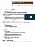 Frequently Asked Questions: Sexual Harassment of Women at Workplaces (Prevention, Prohibition & Redressal) Act, 2013