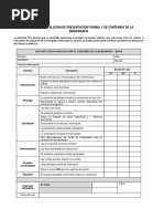 Ficha de Presentación Formal