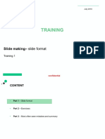 Training: Slide Making - Slide Format