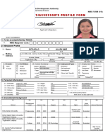 Manpower Profile Form Maam Allen