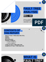 Fault Tree Analysis: Paolo Legada Ela Zandrae Limosnero Jherome Llano