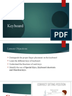 Keyboard Basics: Proper Finger Placement, Keys & Shortcuts