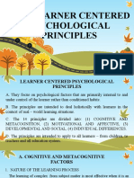 LCP (Learner Centered Psychological Principles