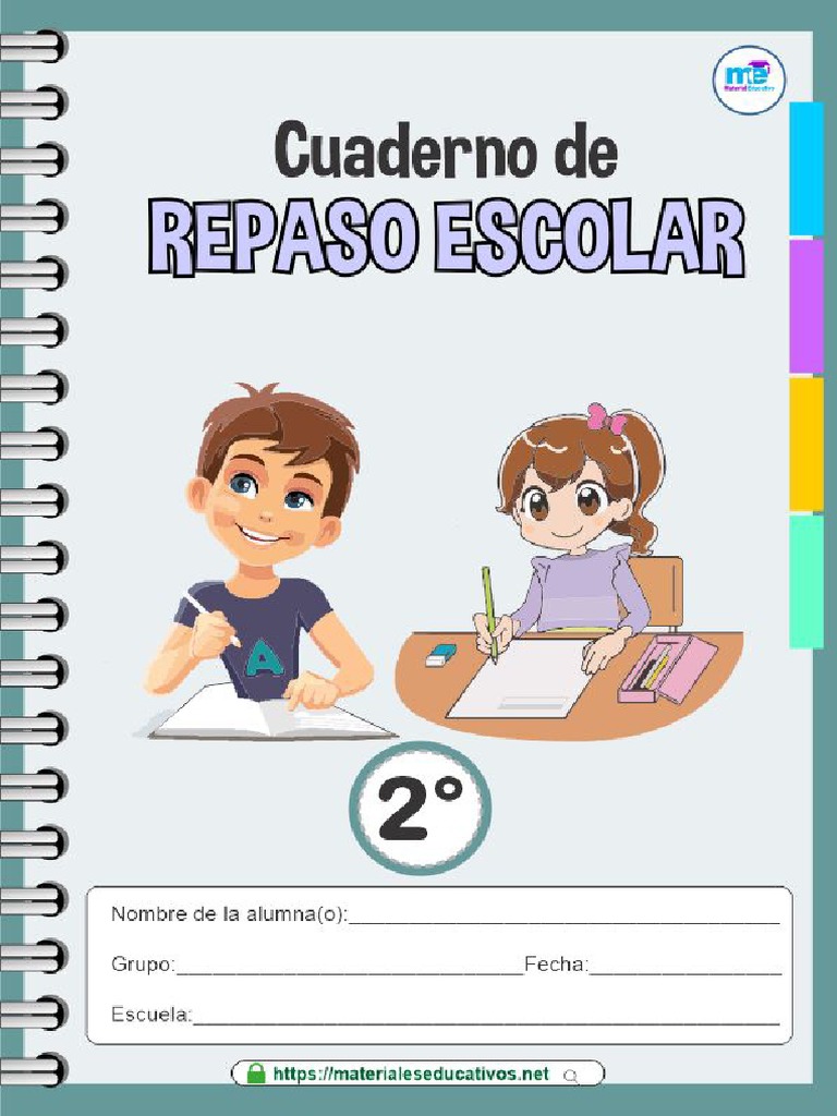 2° Cuadernillo para Vacaciones Segundo Grado Primaria | PDF ...