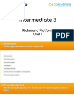 Intermediate 3: Richmond Platform Unit 1