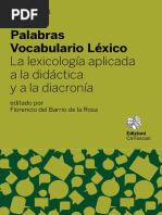 La Lexicologia Aplicada A La Didactica y A La Diacronía | PDF ...