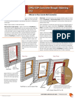 CMU/CIP Concrete Rough Opening - C1.1