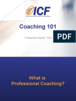 Coaching 101: Presenter Name, Title