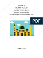 Cover Proposal Majelis Taklim