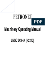 LNGC DISHA - IMO 9250713 - Machinery Operating Manual