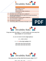 Divisibility Rules 1